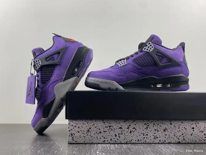 Kick Theory Purple Scott Air Travis 4 Jordan Suede x 0604
